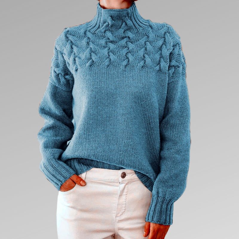 Yvonne - Eleganter kabelstrickpullover