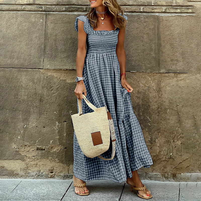 Sheila - Langternet Smockkleid