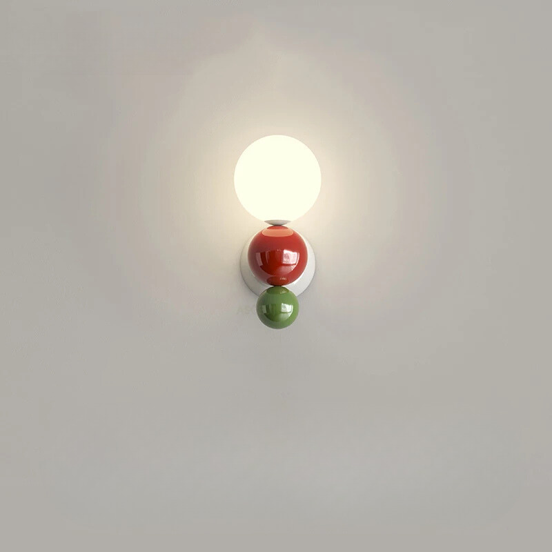 BubbleGlow – Moderne sphärische Wandleuchte