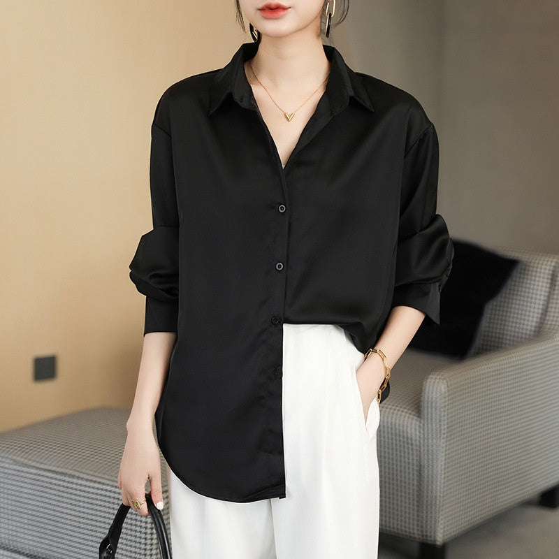 Emma Vielseitige Seidenbluse für moderne Eleganz