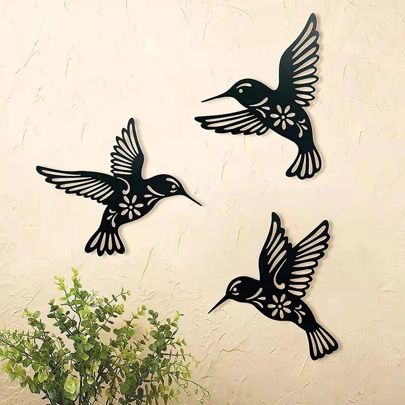 Nature'sFlight - Elegante Kolibri-Wandskulptur