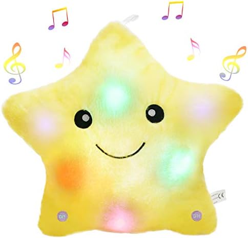 SternenGlow Plüsch Nachtlicht – Weicher Stofftier mit Musik und Licht
