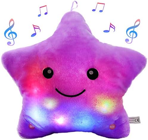 SternenGlow Plüsch Nachtlicht – Weicher Stofftier mit Musik und Licht