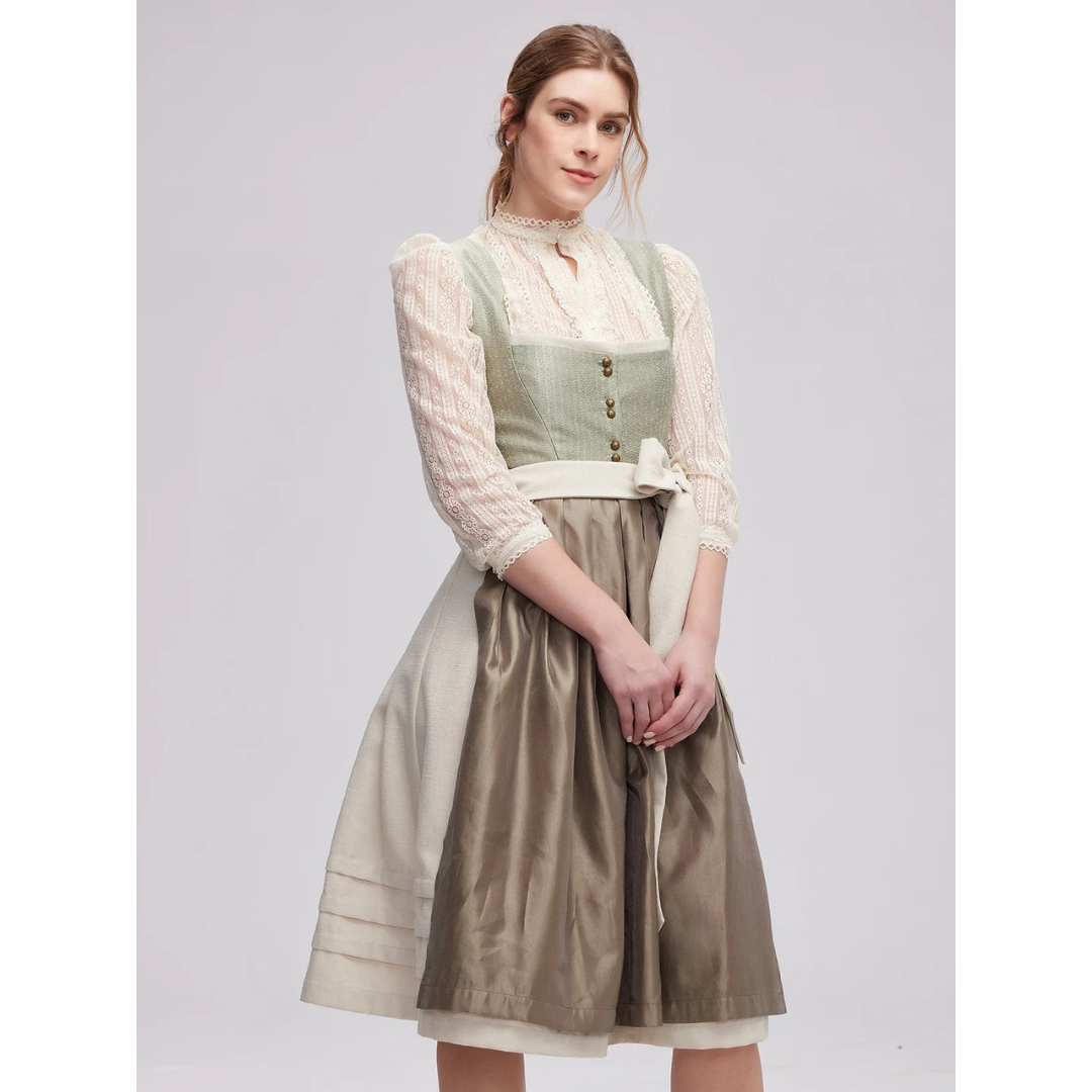 Helene | Damen Quadratkragen Oktoberfest Dirndl Kleid | 2024