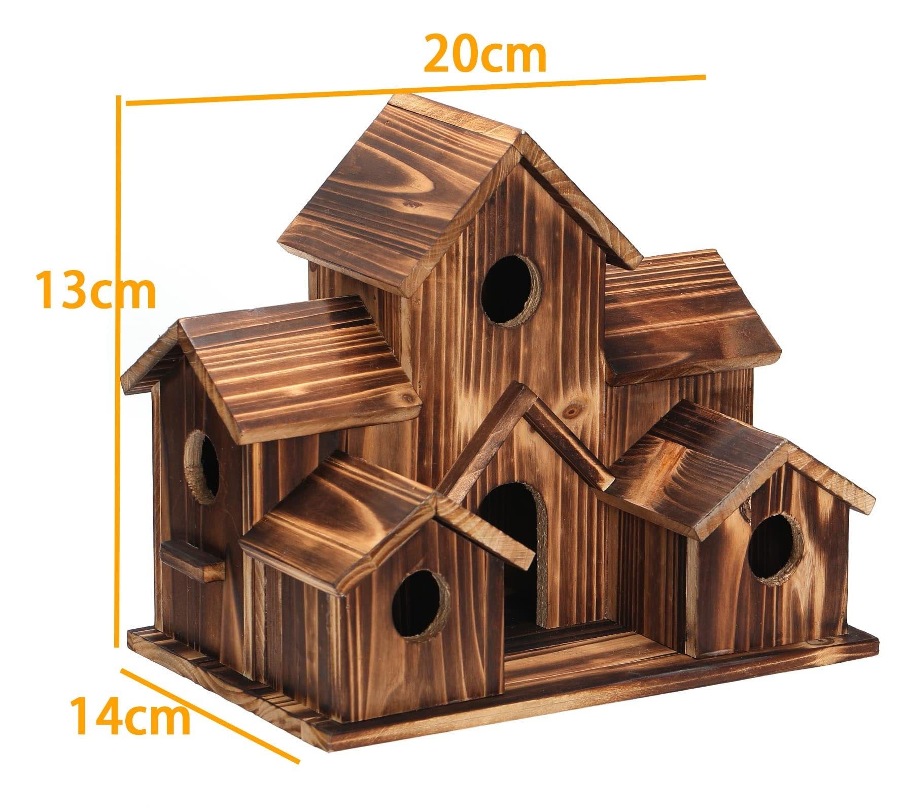 WillowNest funktionelles Holzvogelhaus