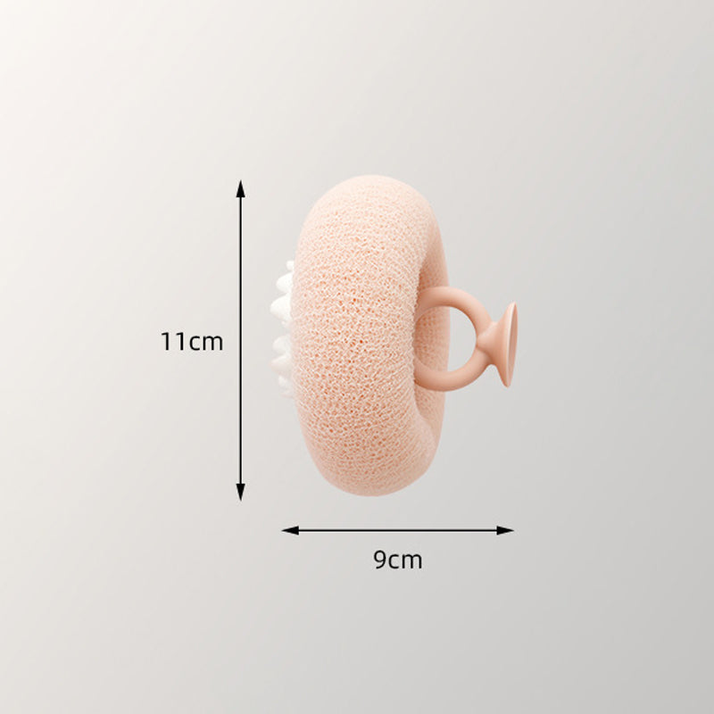 PurePuff - Donut-förmige Badewannen- und Duschschrubber