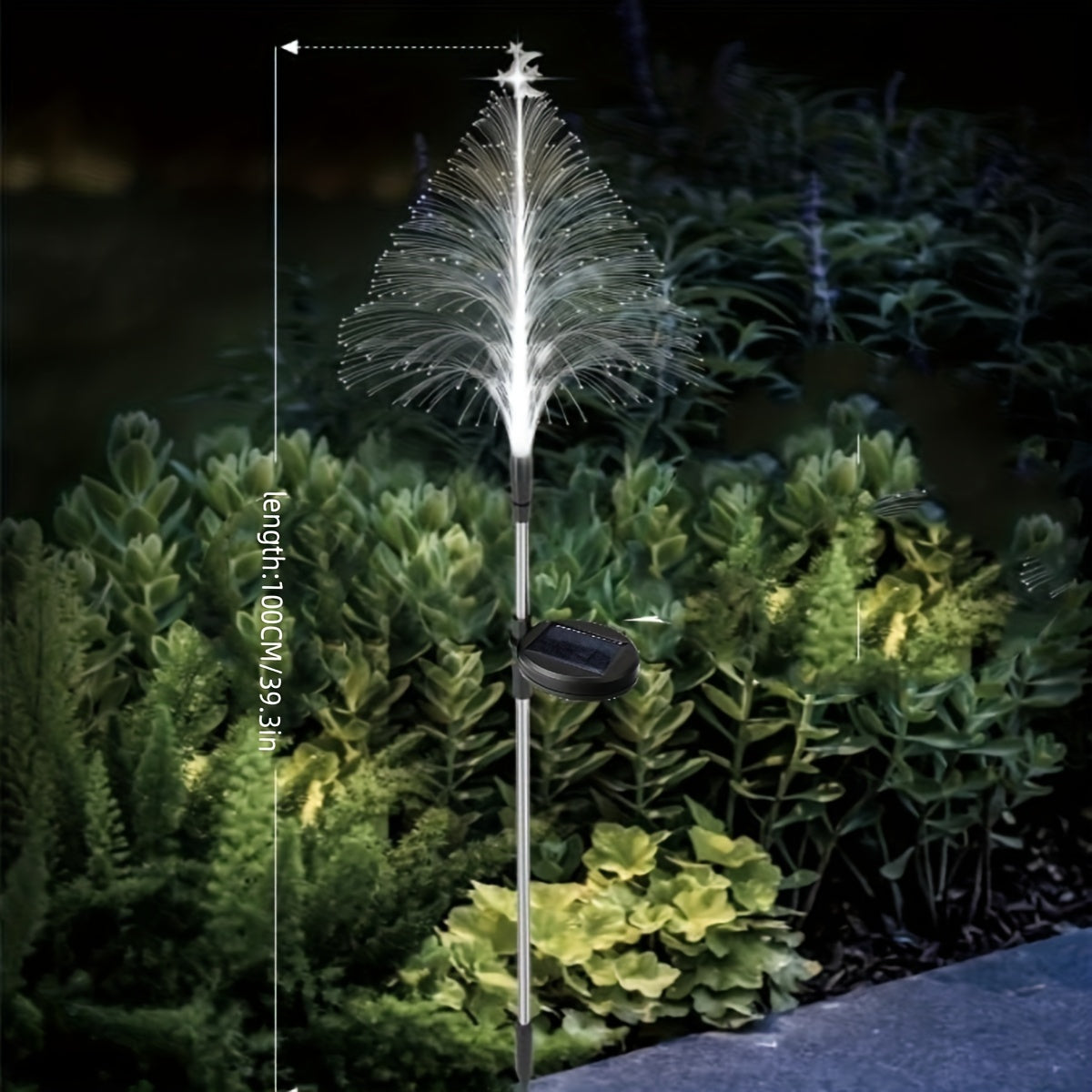 Glow | Solar-Weihnachtsbaumlichter mit 7 Farbwechseln