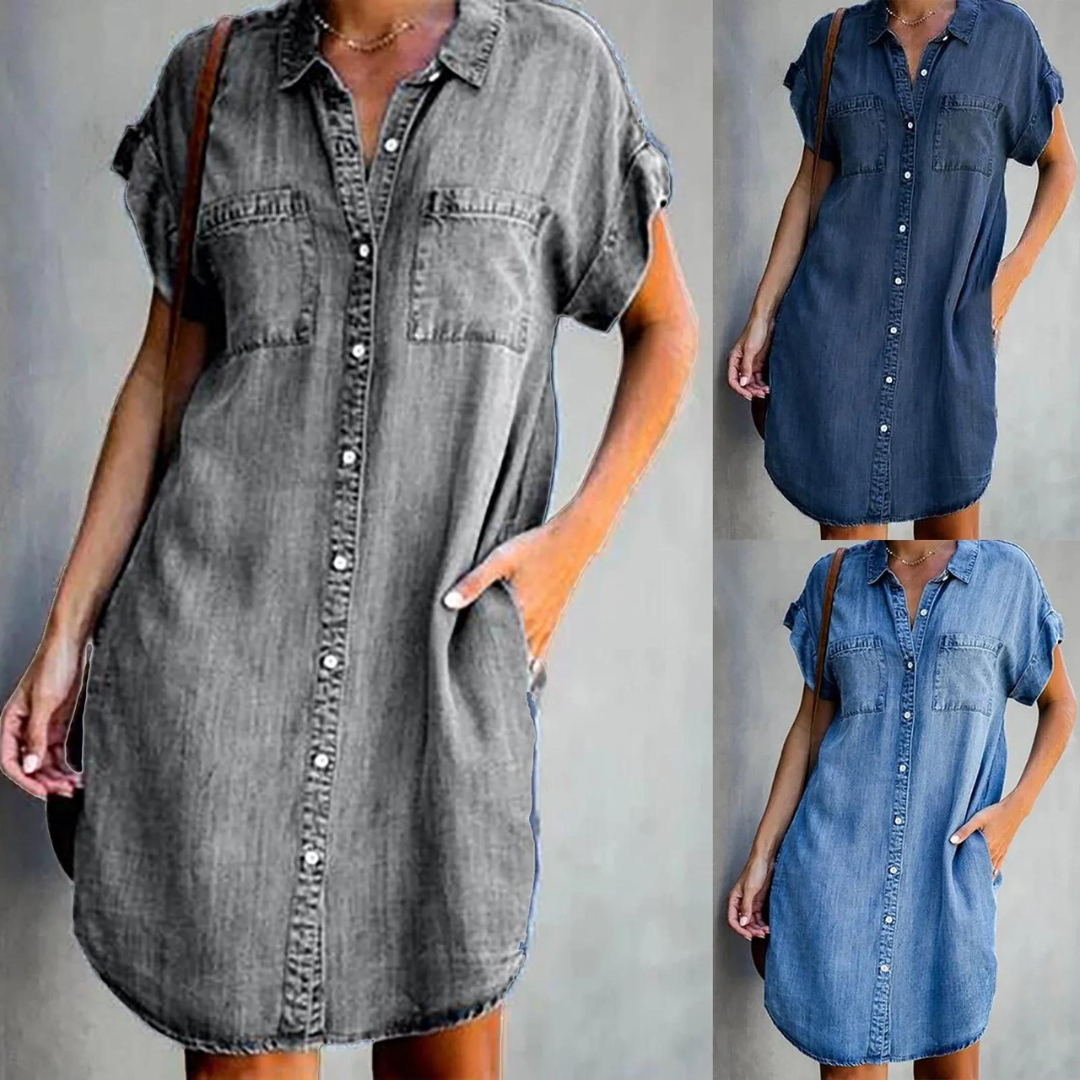 Ava Denim-Kleid