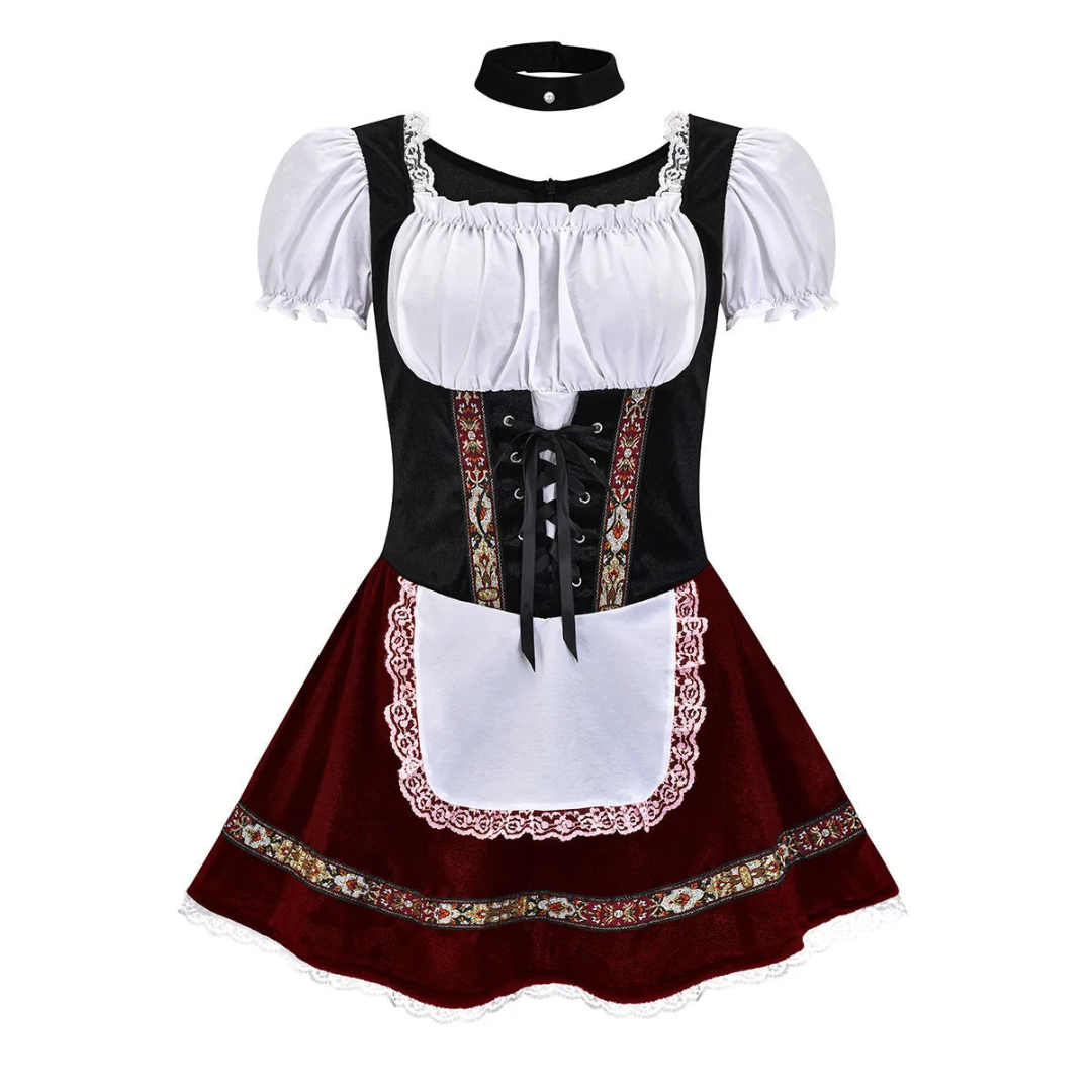 Sarah | Damen Charmantes Oktoberfest Dirndl Kleid | 2024