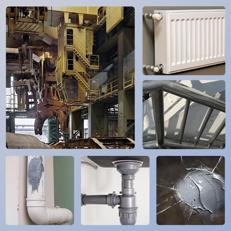 FixBond Wärmebeständige und Wasserdichte Metallreparaturkleber