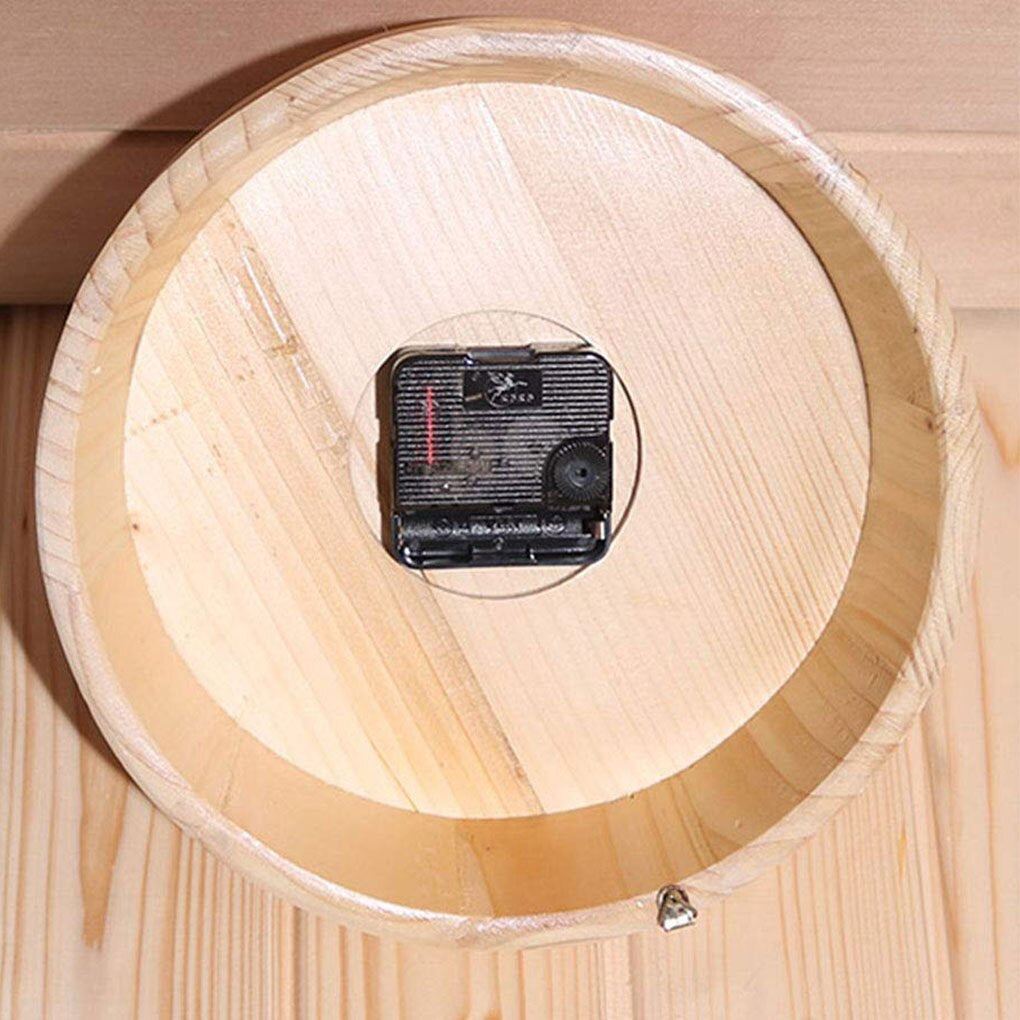 NordicHush Stille Holz Wanduhr