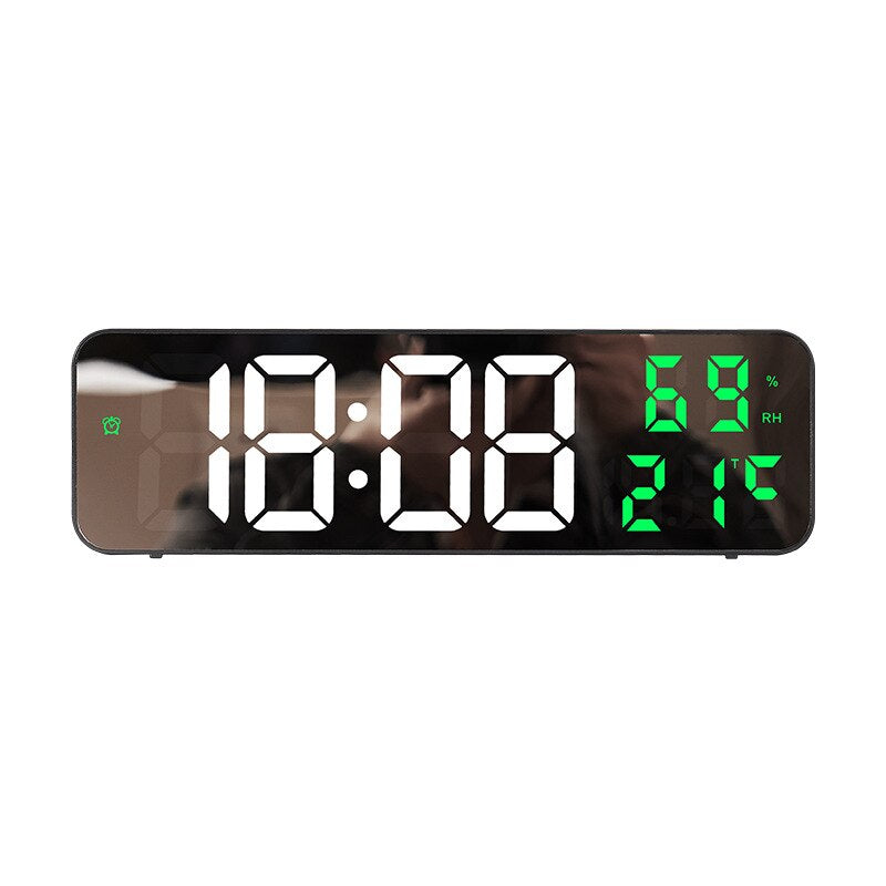 ClimaGlow Smart LED-Wanduhr – Überblick über Zeit und Klima
