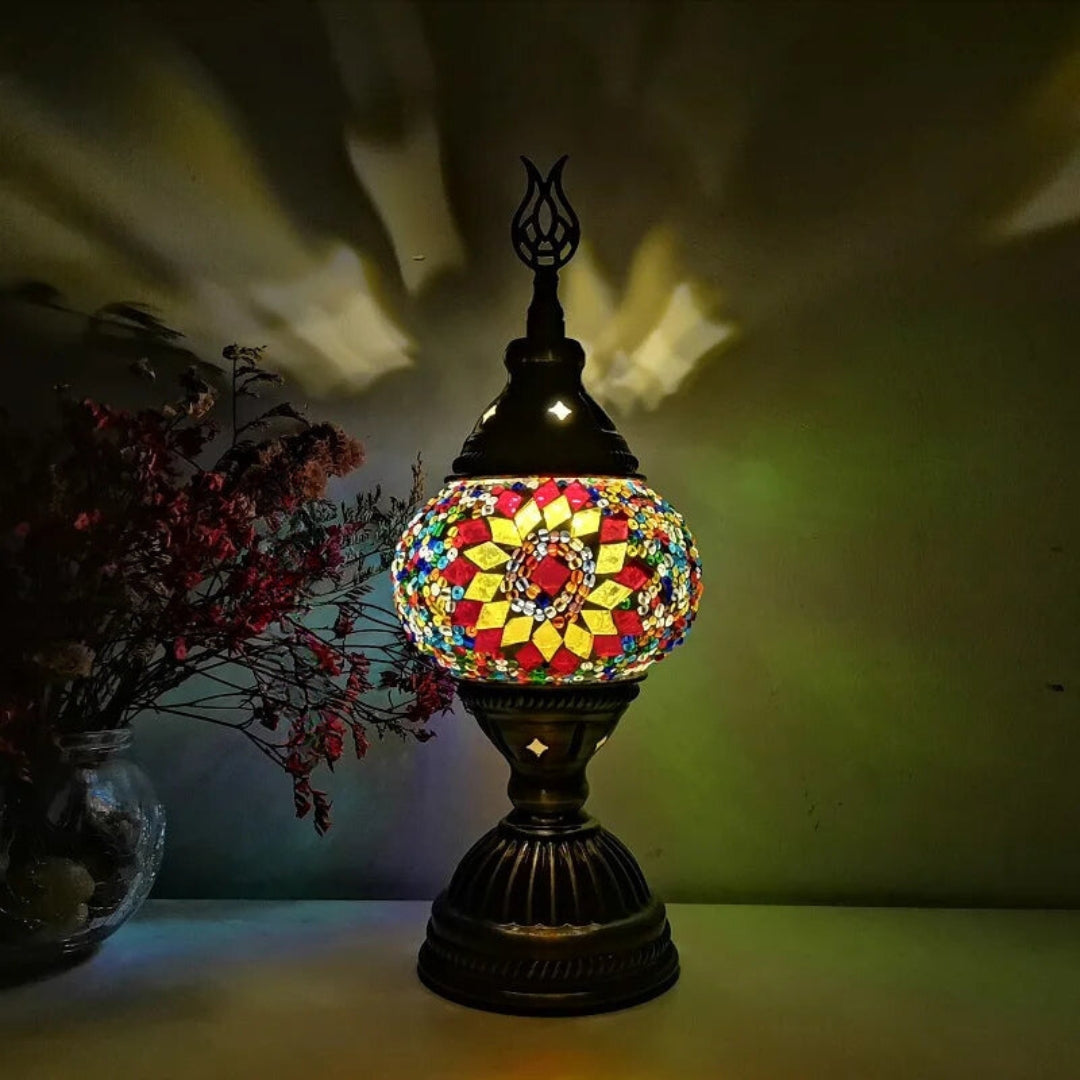 Mosaik Bunte Muster Tischlampe