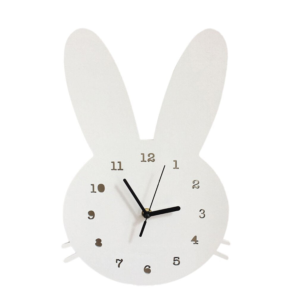 HopTock - Schönes Kaninchen-Wanduhr für Spielplätze