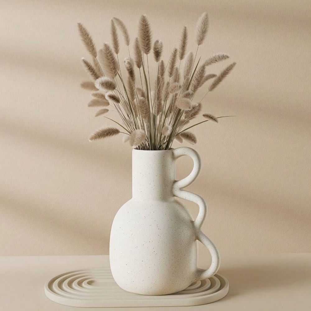 Sculptura Keramikvase – Elegantes skulpturales Design für zeitlose Innenräume