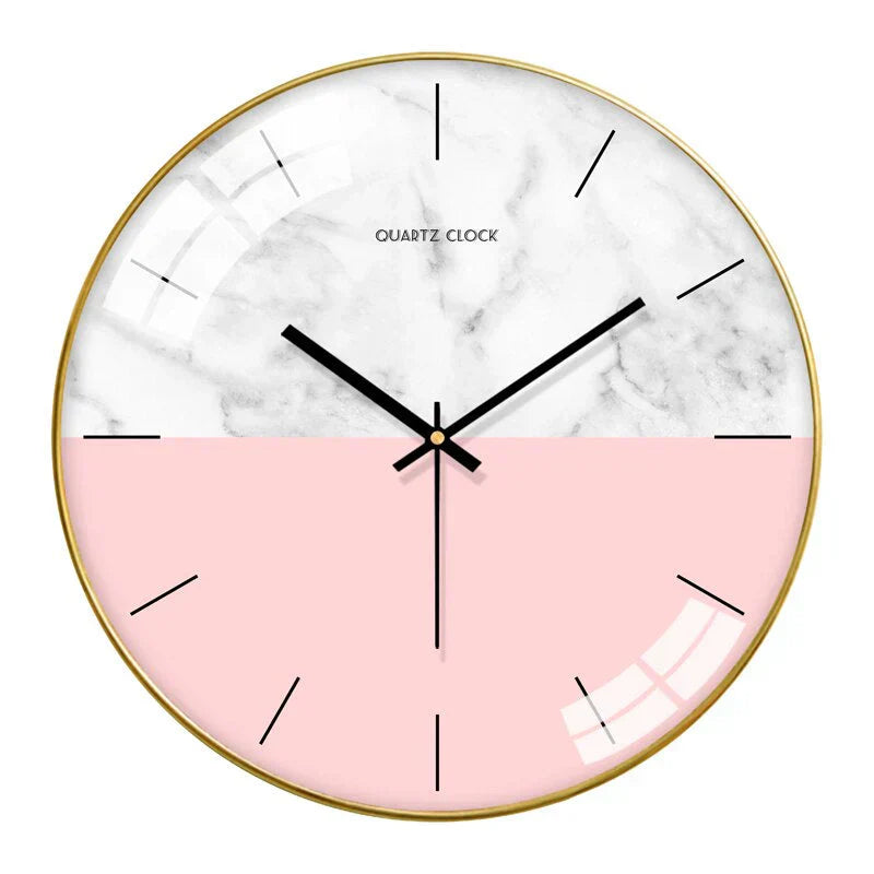 Skandora Silent Wanduhr – Modernes minimalistisches Uhr für nordisches Interieur