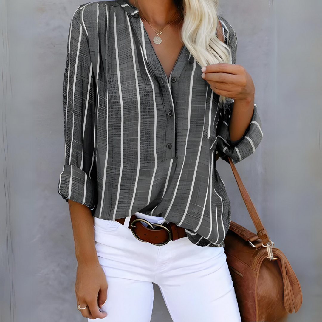 Luna Chic Bluse in sanften Pastellfarben