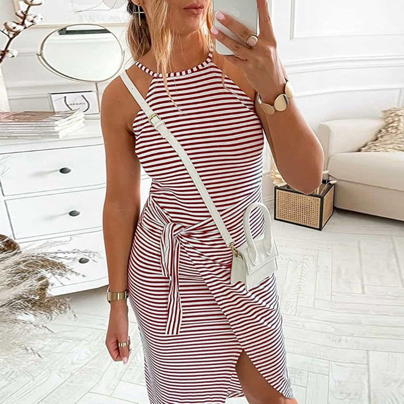 Bella - Gestreiftes Hemdkleid