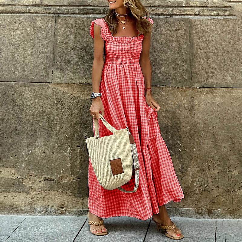Sheila - Langternet Smockkleid