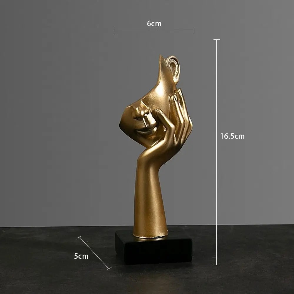 NordicMuse Abstrakte Gesichts Skulptur