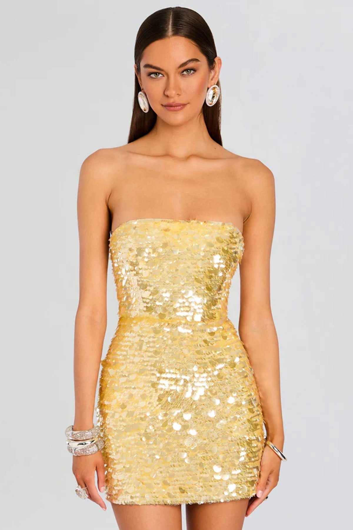 Louisse | Glitzernde Pailletten Eleganz Kleid