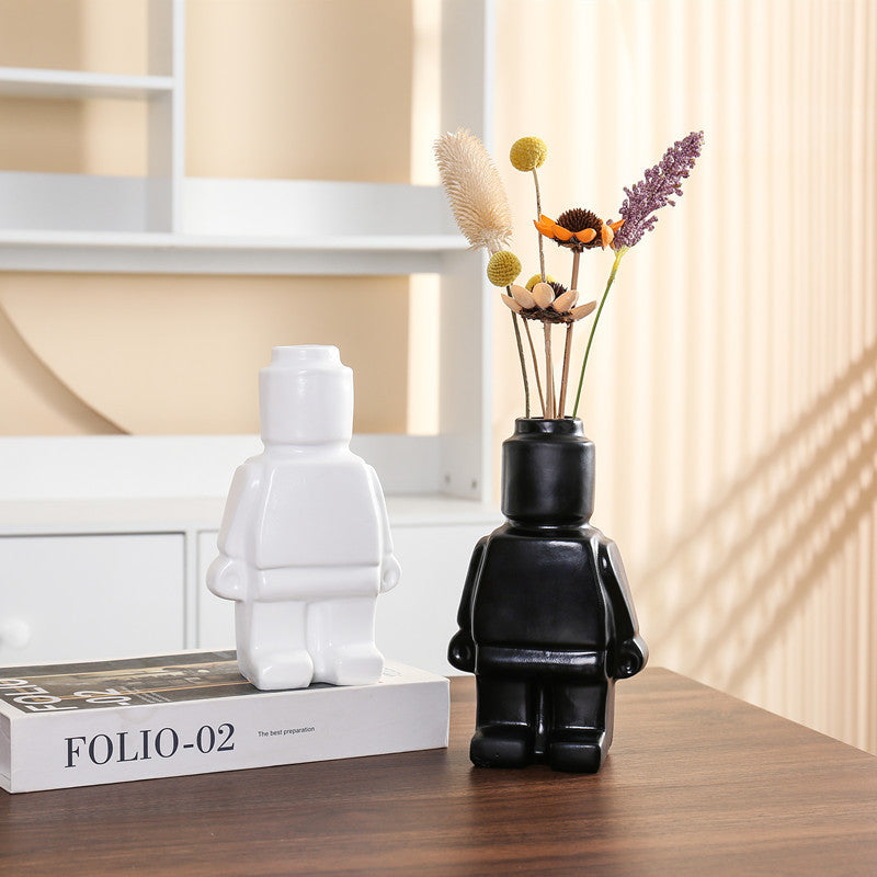 RoboBloom Moderne Robot Blumentöpfe – Einzigartige Dekoration für Ihr Zuhause