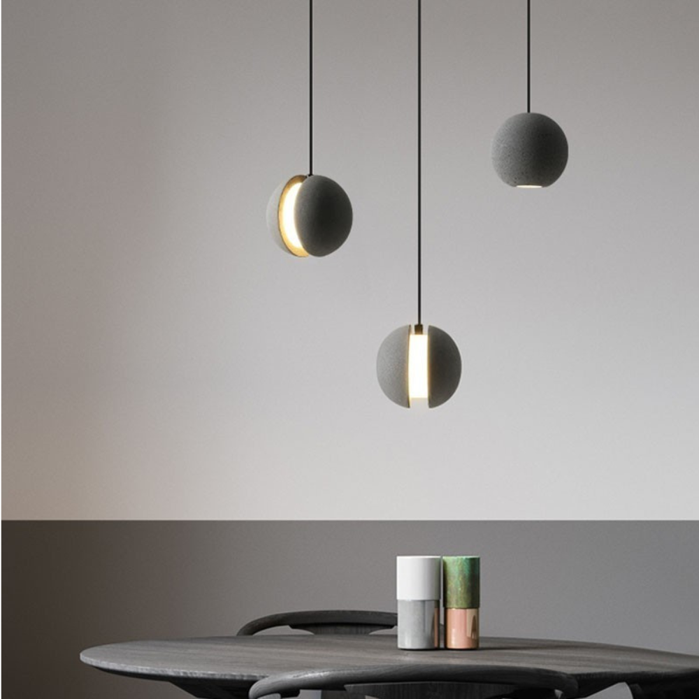 UrbanLume Industrielle Betonlysekrone