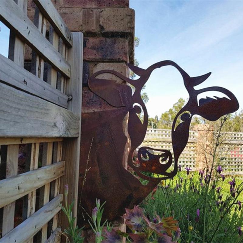 WildPost - Metall-Dyresilhuet-Zaunaufsätze