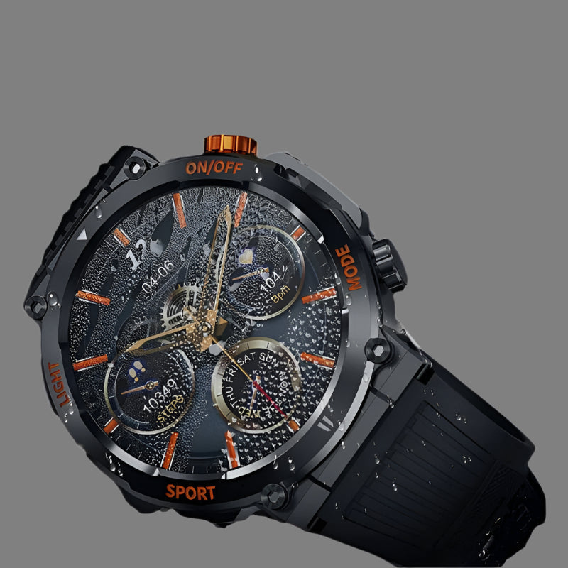 LumeCore Wasserdichte Smartwatch – LED-Licht, Schlaftracker und Fitnessüberwachung den ganzen Tag