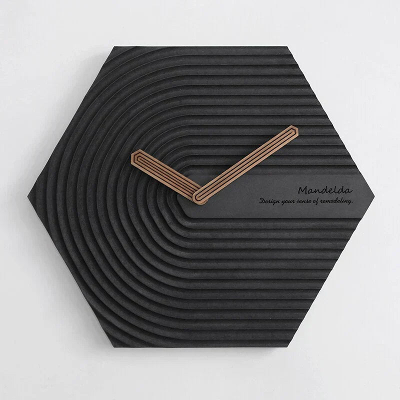 Moderner minimalistischer Wanduhr