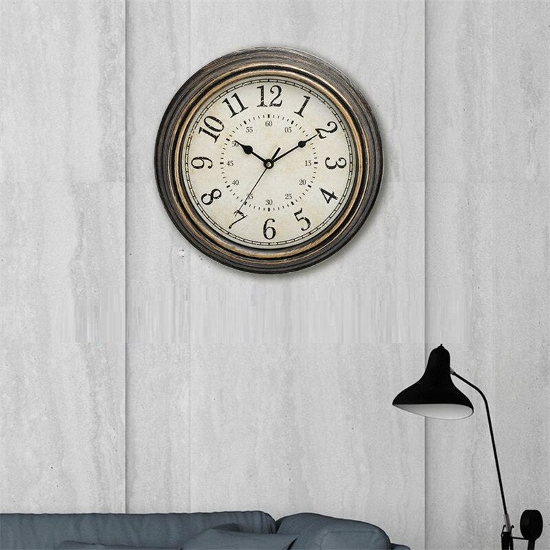 Rustik Vintage Holzwanduhr – Klassische Eleganz für Ihr Zuhause