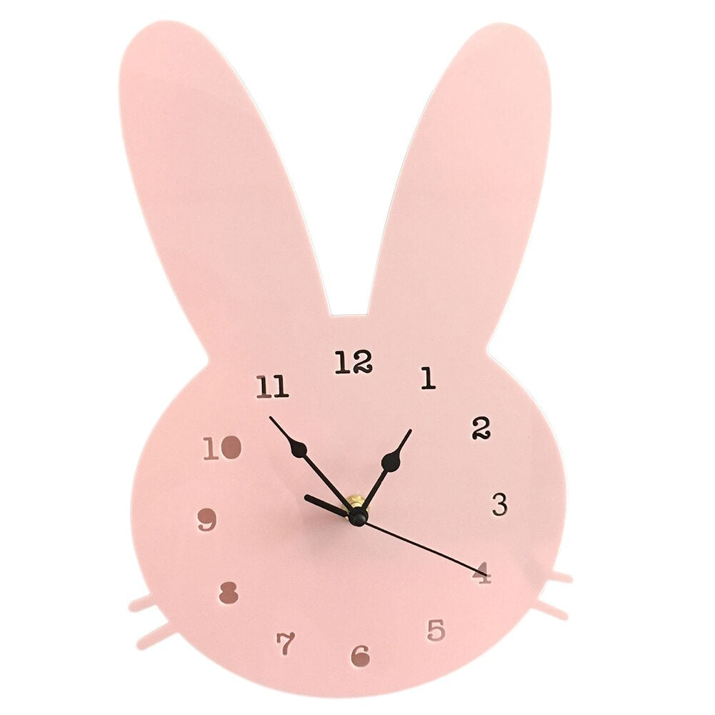 HopTock - Schönes Kaninchen-Wanduhr für Spielplätze
