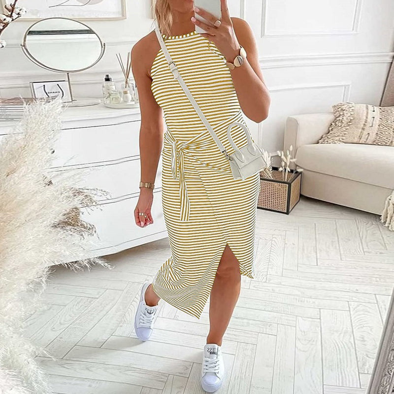 Bella - Gestreiftes Hemdkleid