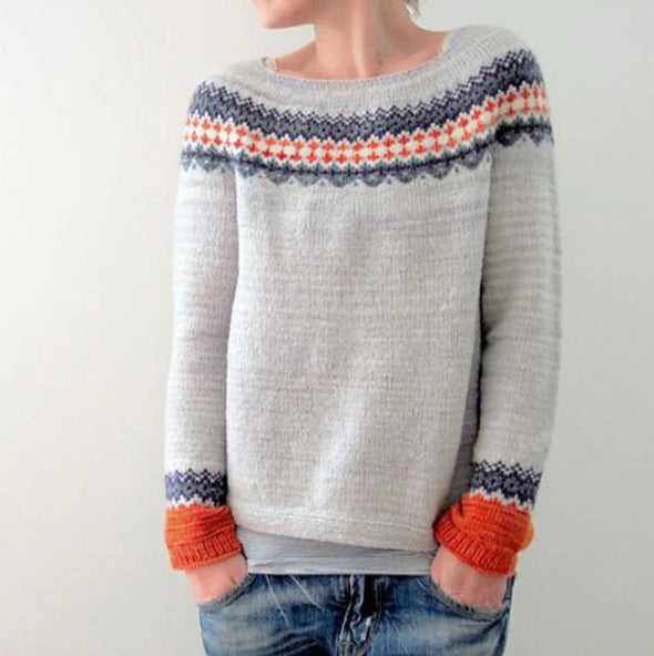 Grethe | Zeitloser Retro-Pullover für Damen mit Vintage-Charme