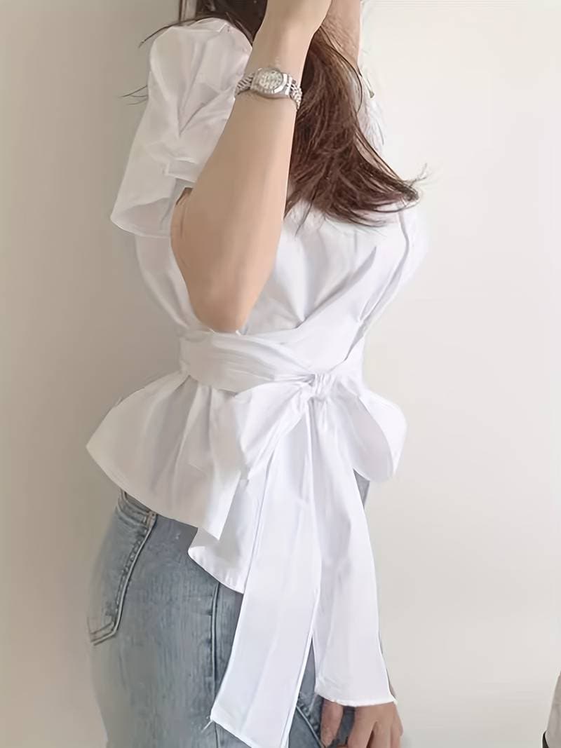 Ella Damen Elegante Bluse