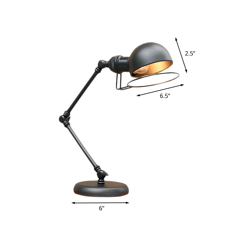 Axiom - Industrielle Schwenkarm Tischlampe