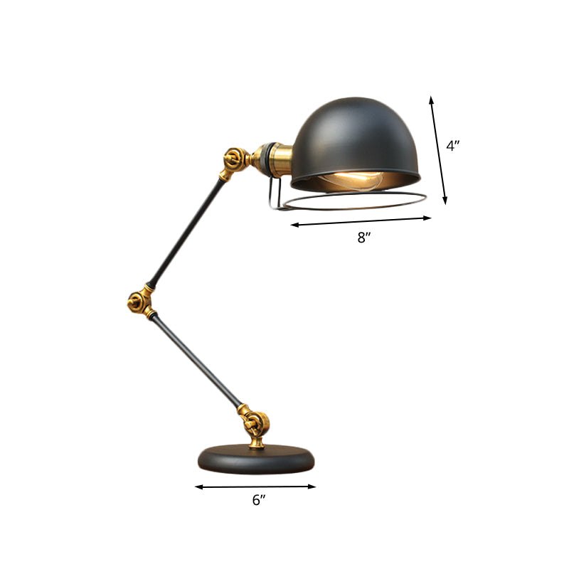 Axiom - Industrielle Schwenkarm Tischlampe