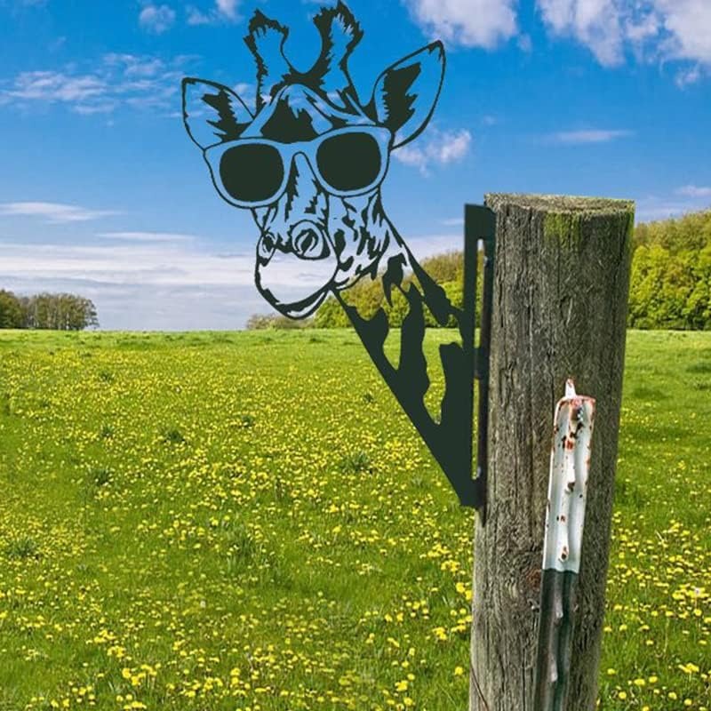 WildPost - Metall-Dyresilhuet-Zaunaufsätze