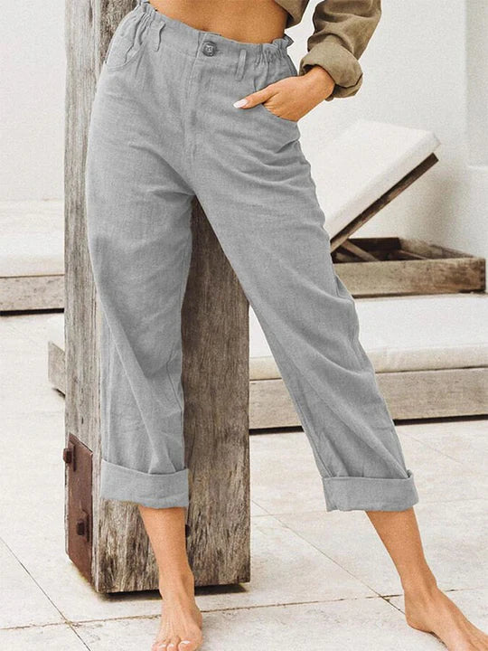 Lovise - Ungezwungene Eleganz und bequeme hochtaillierte Culottes
