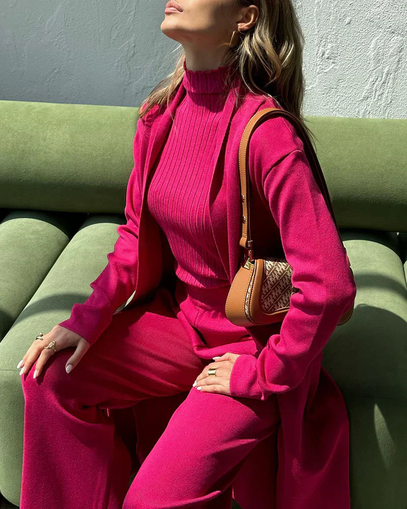 Clara Dreiteiliges Set – Eleganz und Komfort in Perfekter Balance