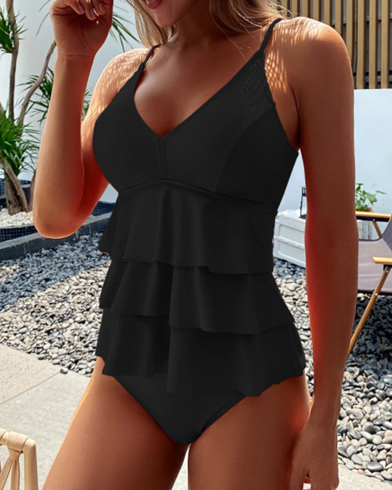 Shane - Rüschen Tankini-Set