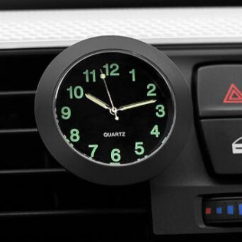 AutoTime Mini Analog-Uhr – Selbstklebendes und Stylisches Design für das Auto-Innenleben