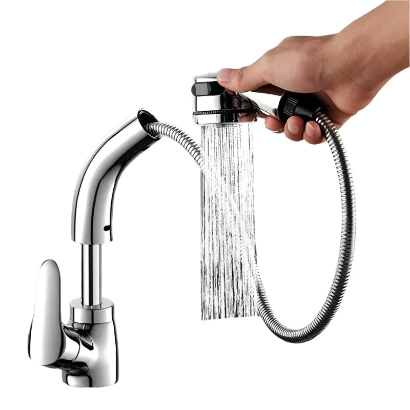 FlexiStream ausziehbare Küchenarmatur mit 360°-Bewegung und einfacher Installation