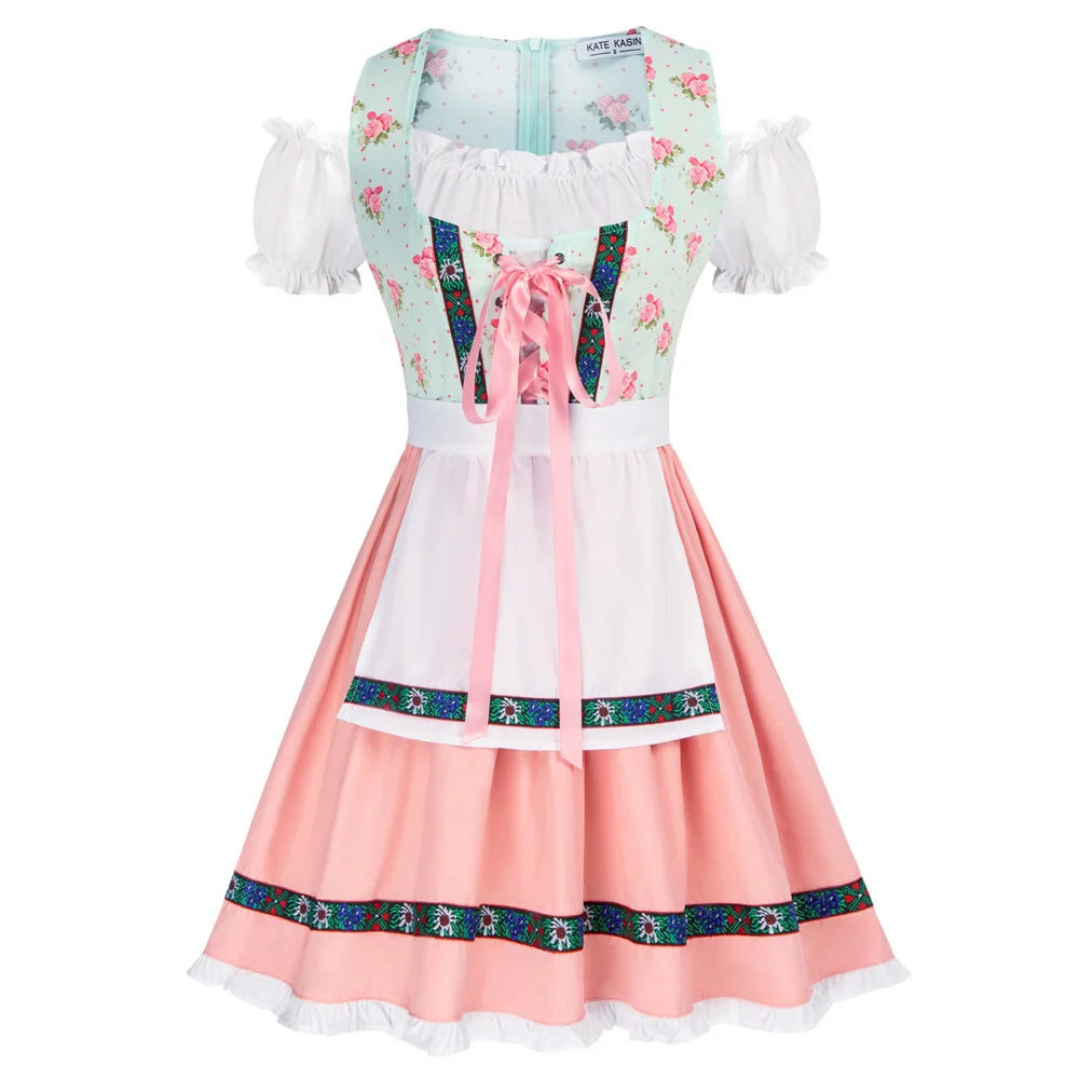 Tabea | Damen Rüschen Oktoberfest Dirndl Kleid | 2024