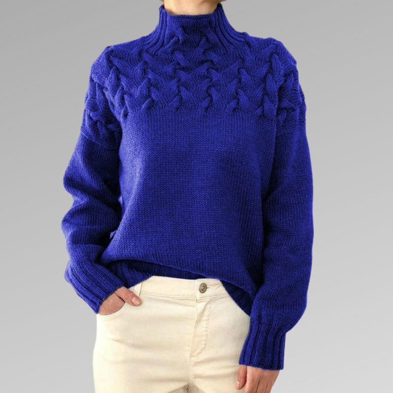 Yvonne - Eleganter kabelstrickpullover