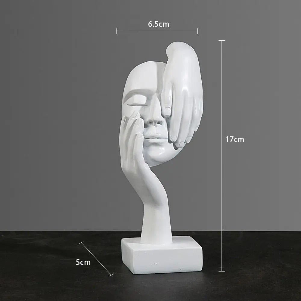 NordicMuse Abstrakte Gesichts Skulptur