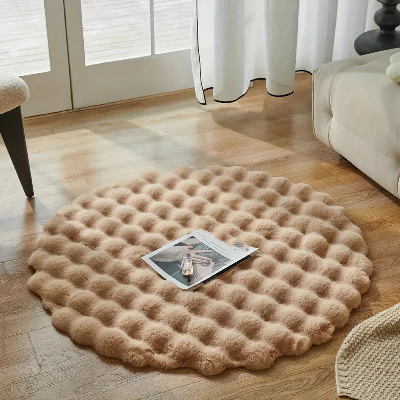 EmberCircle - Warm und eleganter runder Teppich