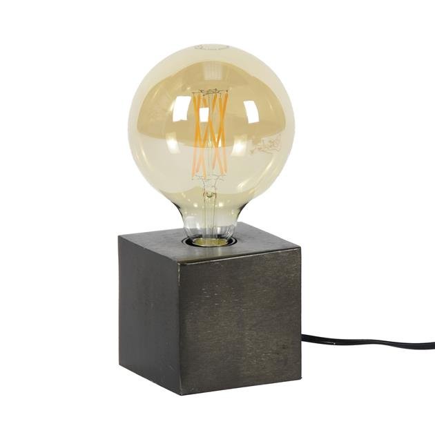 SteelLume – Slanke industrielle Tischlampe für moderne Räume