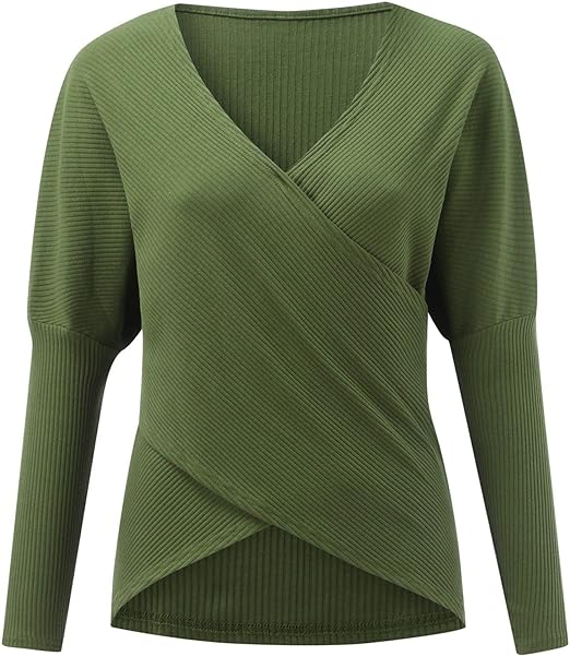 Olga Cross Pullover mit V-Ausschnitt