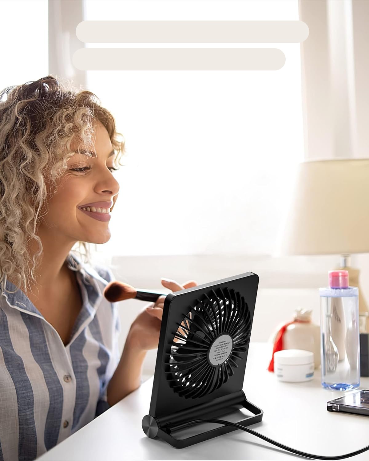 QuietBreeze - Ultra-leiser kompakter Tischventilator